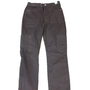 Brown skinny cargo pants women size 5/27